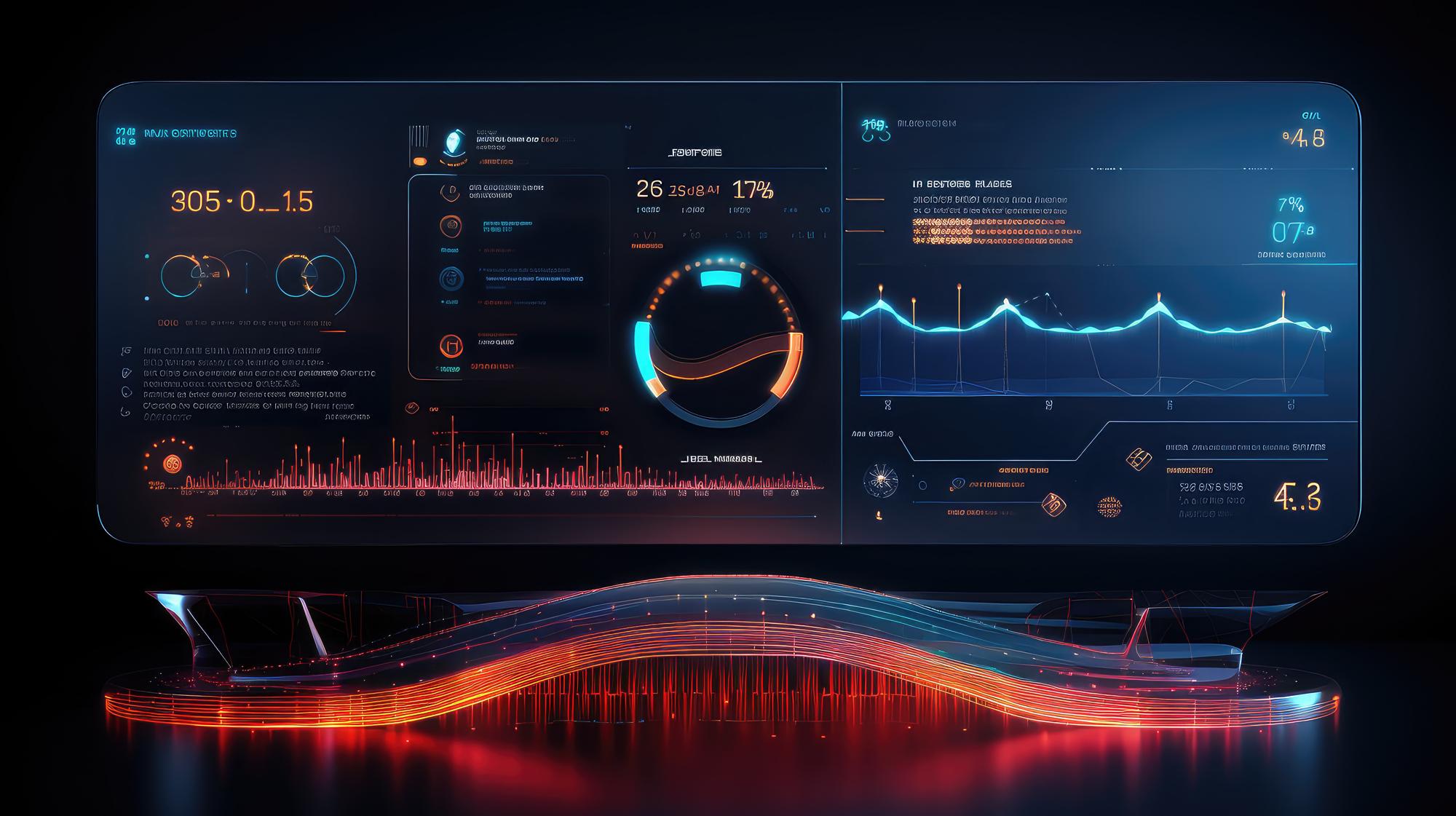dashboard cu listări și statistici de piață